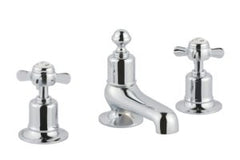 JTP Grosvenor Pinch 3 Hole Deck Mounted Basin Mixer