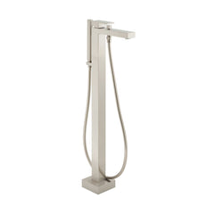 Brushed Nickel Notion floor standing bath shower mixer