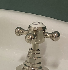 Silverdale Victorian Basin Pillar Taps