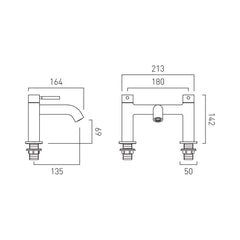 Vado Origins Slimline Bath Filler