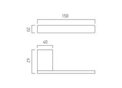 Vado Phase Toilet Roll Holder