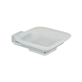 Vado Phase Frosted Glass Soap Dish and Holder
