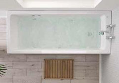 Carron Quantum SE 1575 x 700 x 570 (Deep) Whirlpool Bath System 4 Carronite