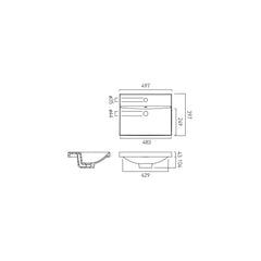 Vado Safari 500mm Mineral Basin