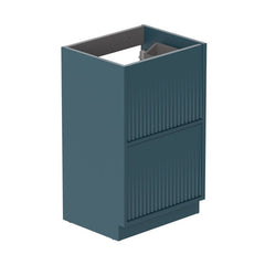 Vado Safari Fluted Floor Mounted 500mm Vanity Unit