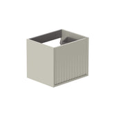 Vado Safari Fluted Wall Mounted 500mm Vanity Unit