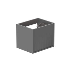 Vado Safari Fluted Wall Mounted 500mm Vanity Unit