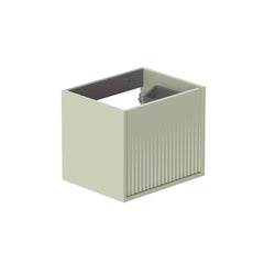 Vado Safari Fluted Wall Mounted 500mm Vanity Unit