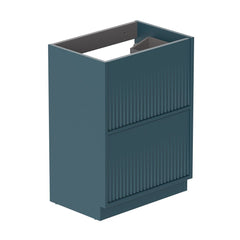 Vado Safari Fluted Floor Mounted 600mm Vanity Unit