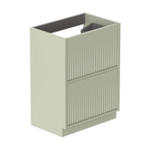 Vado Safari Fluted Floor Mounted 600mm Vanity Unit