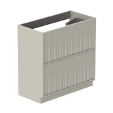 Vado Safari Fluted Floor Mounted 800mm Vanity Unit