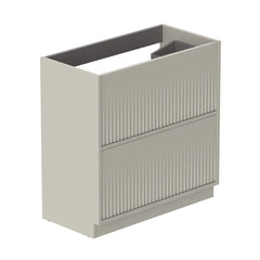 Vado Safari Fluted Floor Mounted 800mm Vanity Unit