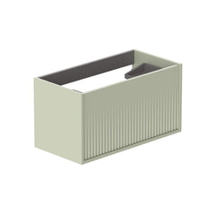 Vado Safari Fluted Wall Mounted 800mm Vanity Unit