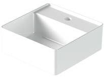 Utopia Square Ceramic Sit-On Basin