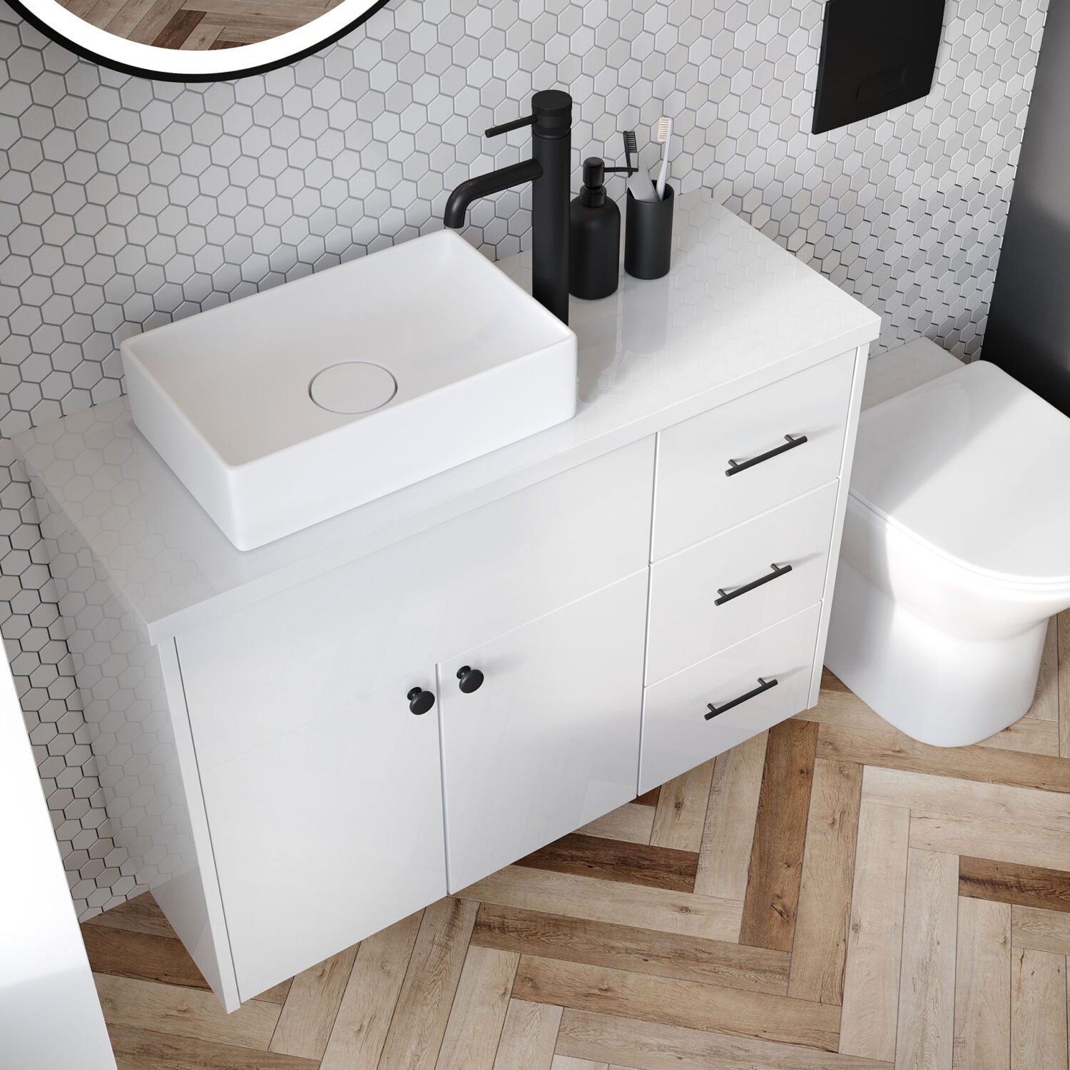 Scudo Stance Counter Top Basin (3 sizes)