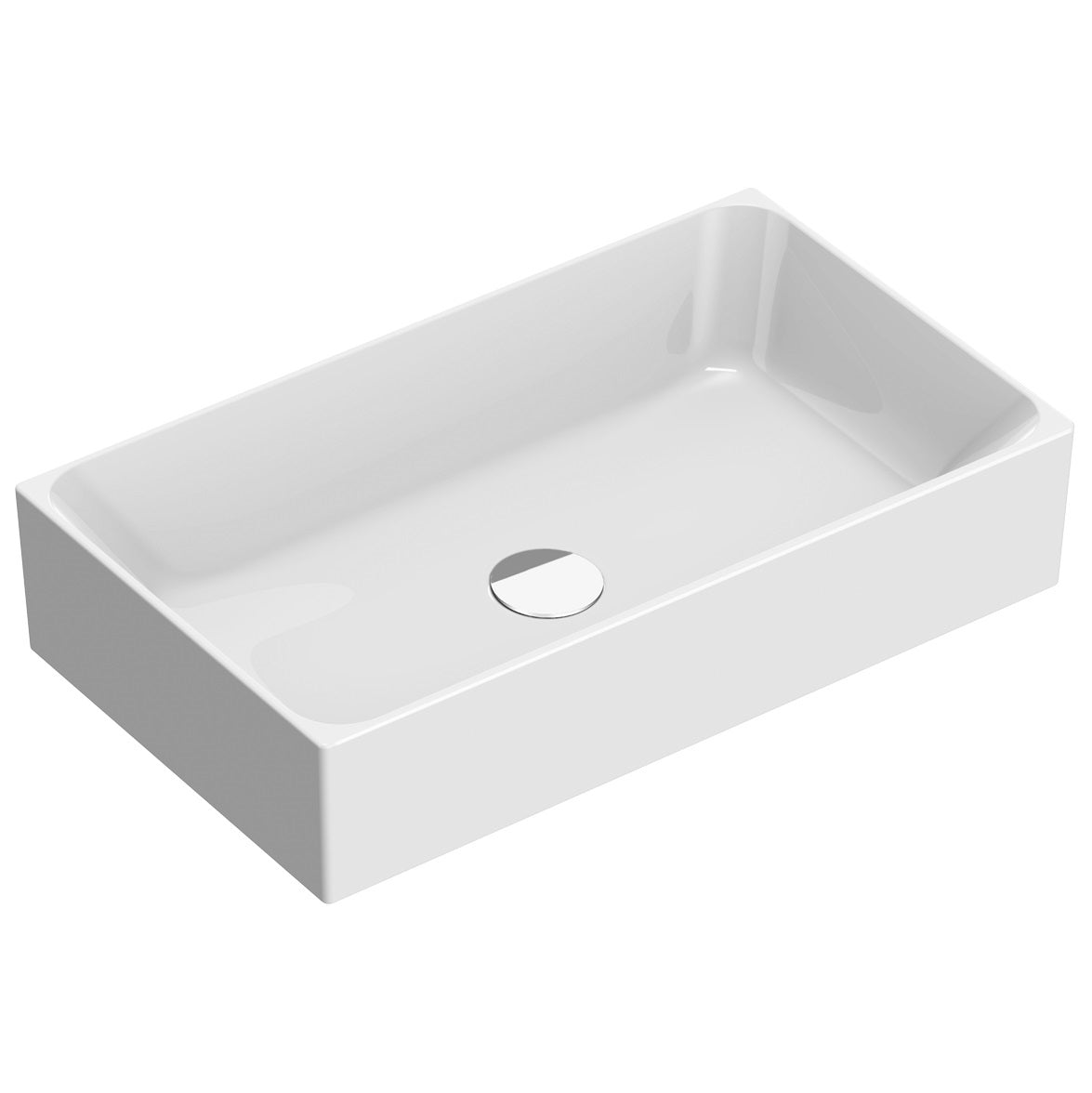 Catalano Premium 60 Sit On Basin, Gloss White