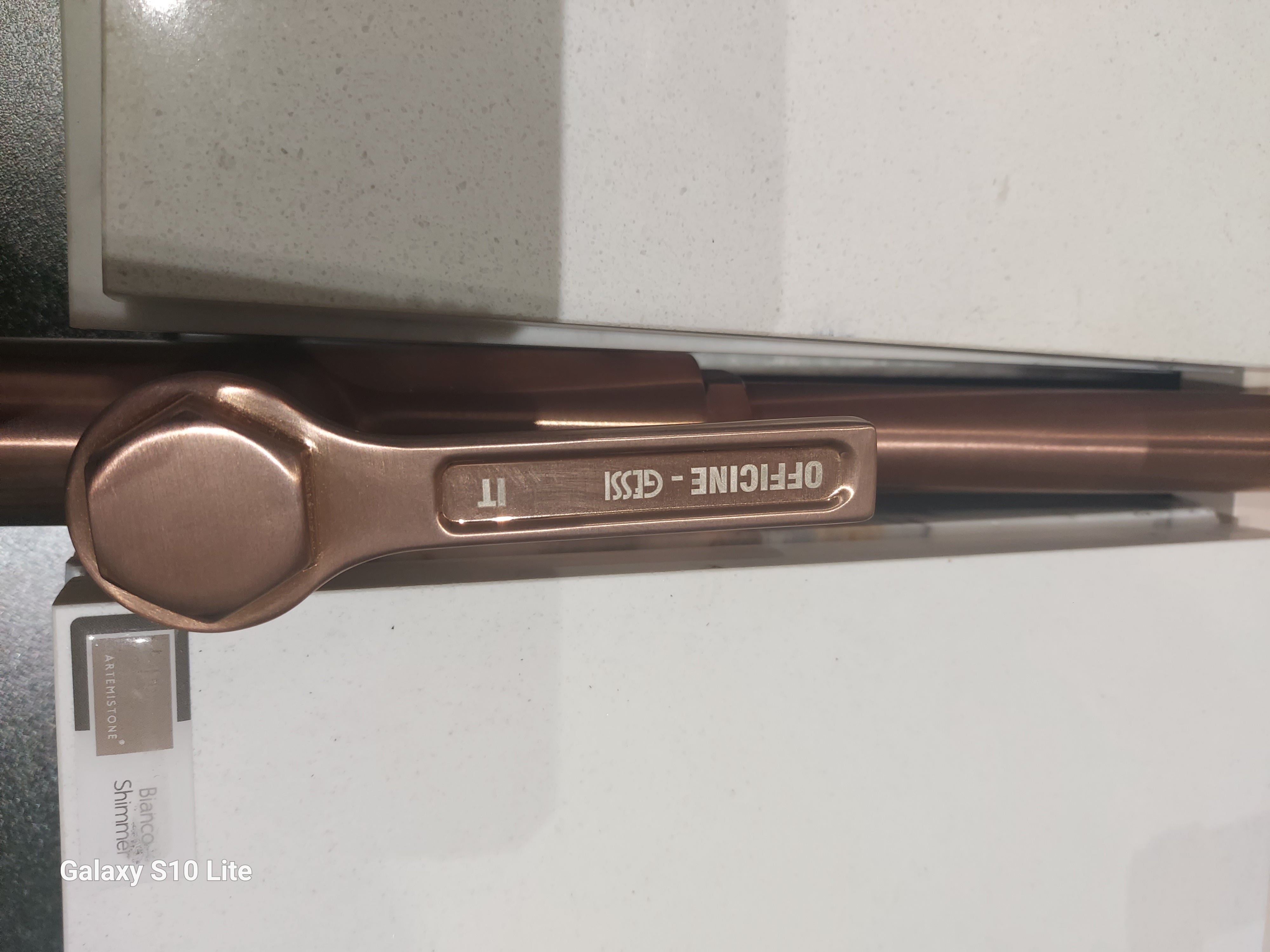 EX DISPLAY CLEARANCE Gessi Officine Sink Mixer tap -Brushed Copper