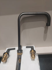 EX DISPLAY CLEARANCE Gessi Incico Cucina sink Mixer tap - Black metal Brushed PVD