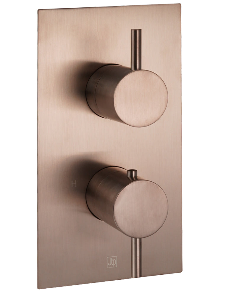 Jtp VOS Thermostatic Concealed 2 Outlet Shower Valve