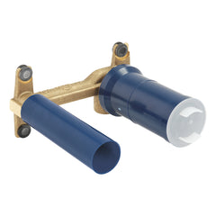 Concealed brass body for wall mounted basin mixer