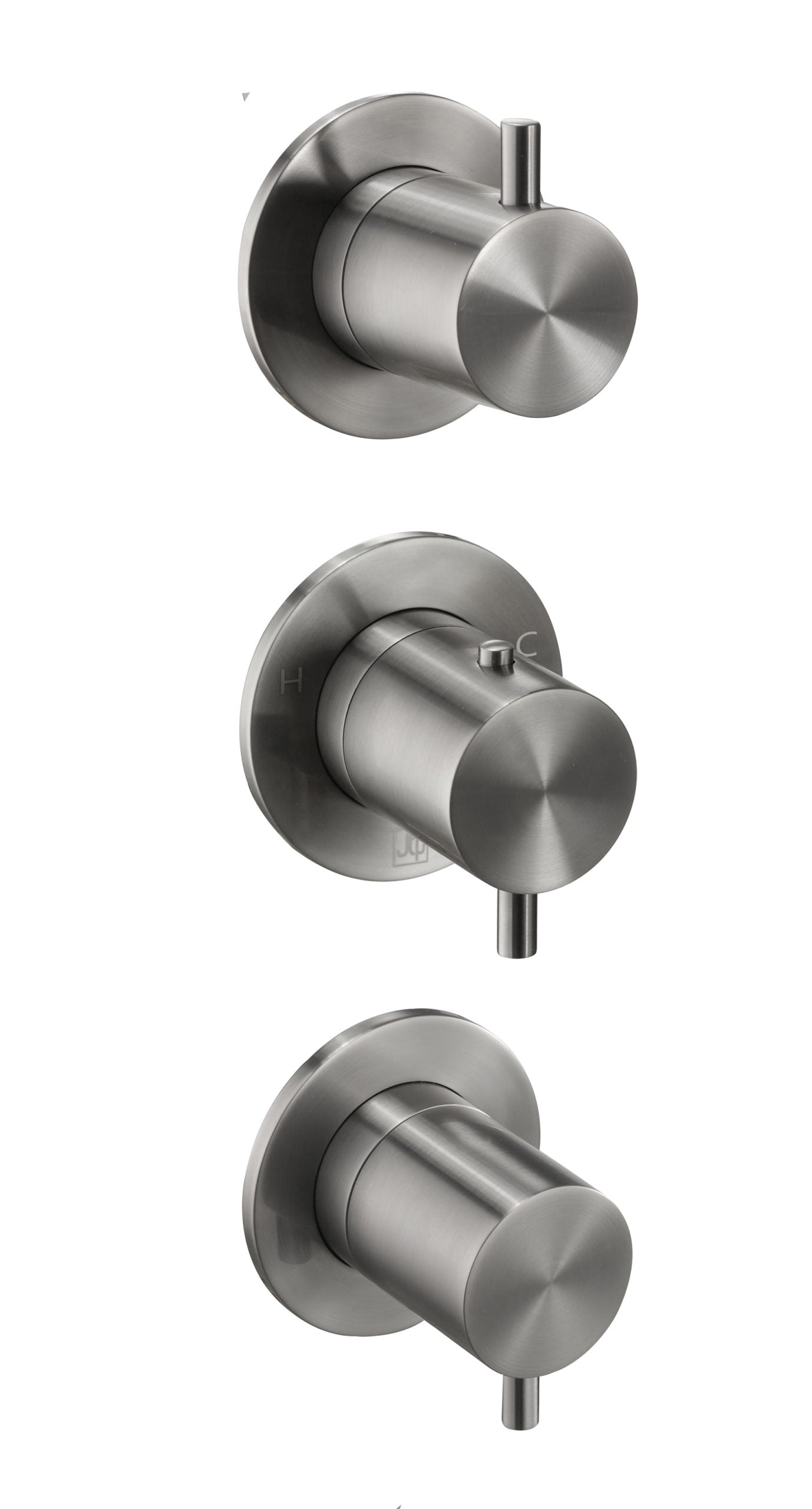 Jtp VOS Modular Thermostatic Concealed 2 Outlet Shower Valve (3 handle)