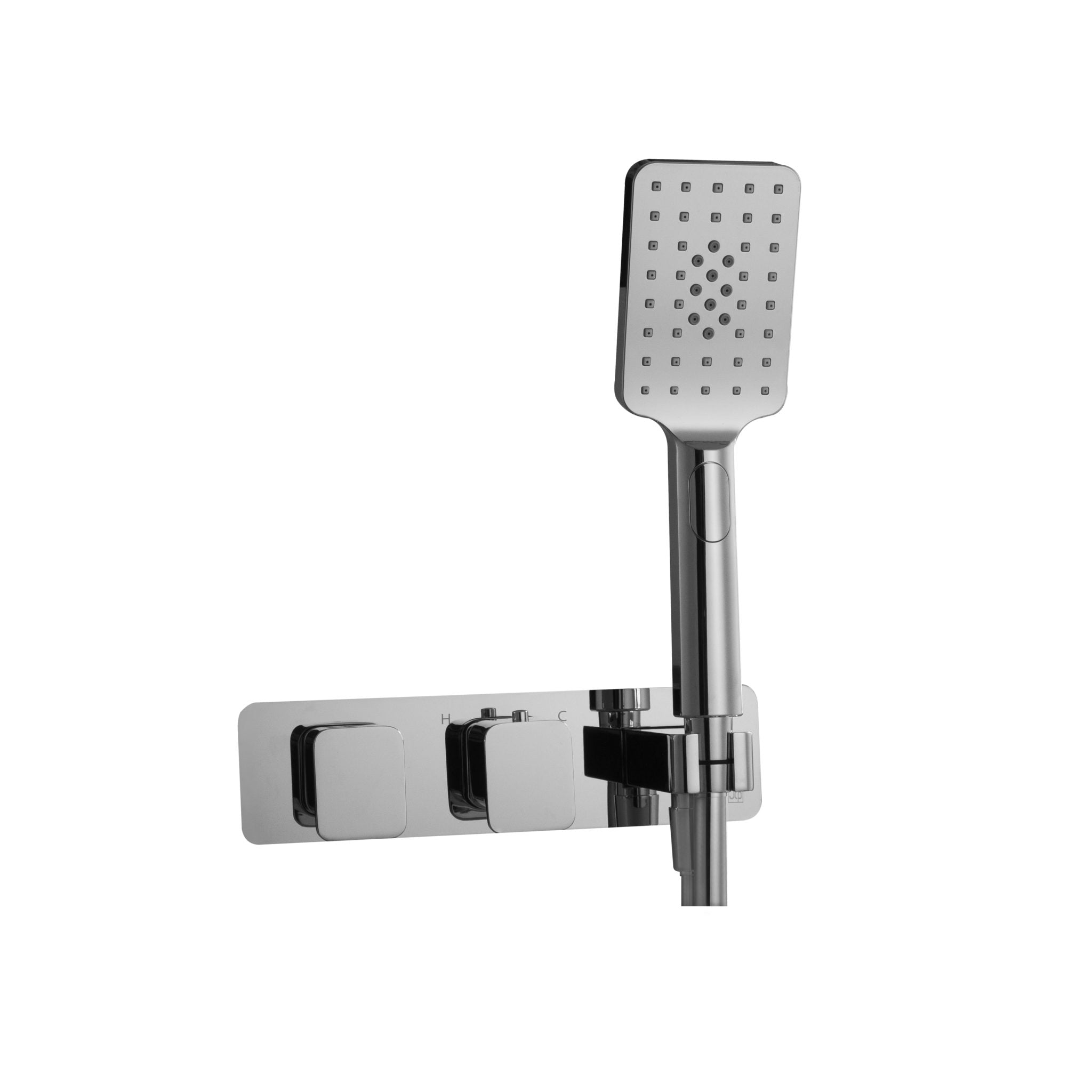 Jtp HIX Thermostatic Concealed 2 Outlet Shower Valve with Shower Handset