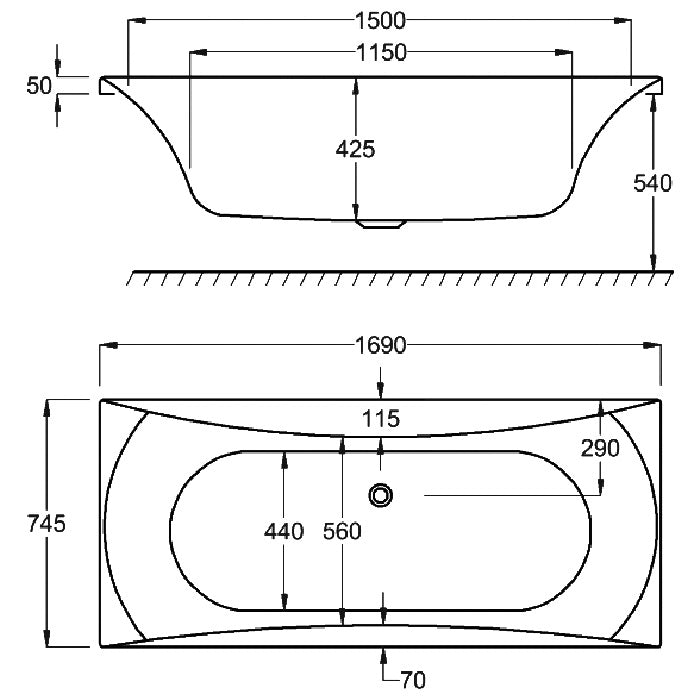 Alpha bath diagram 1700 x 750