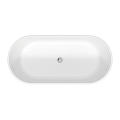 Duravit D-Neo Freestanding Bathtub with Overflow