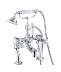 JTP Grosvenor Cross Deck Mounted Bath Shower Mixer