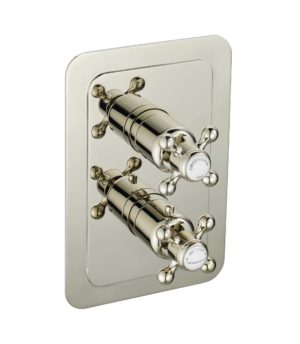 JTP Grosvenor Cross Thermostatic 2 Outlet Shower Valve