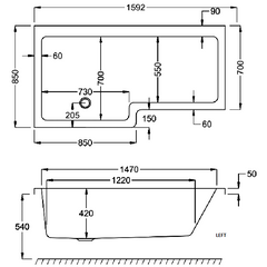 quantum shower bath diagram 1600 left 