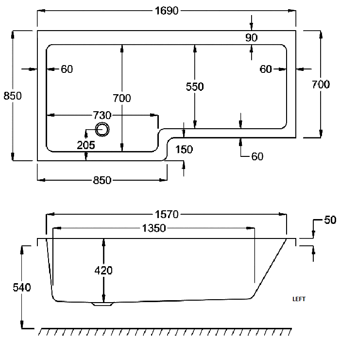 quantum shower bath diagram left 1700