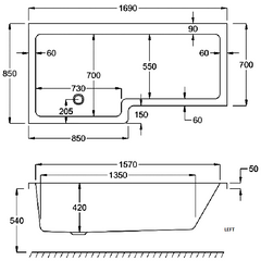 quantum shower bath diagram left 1700