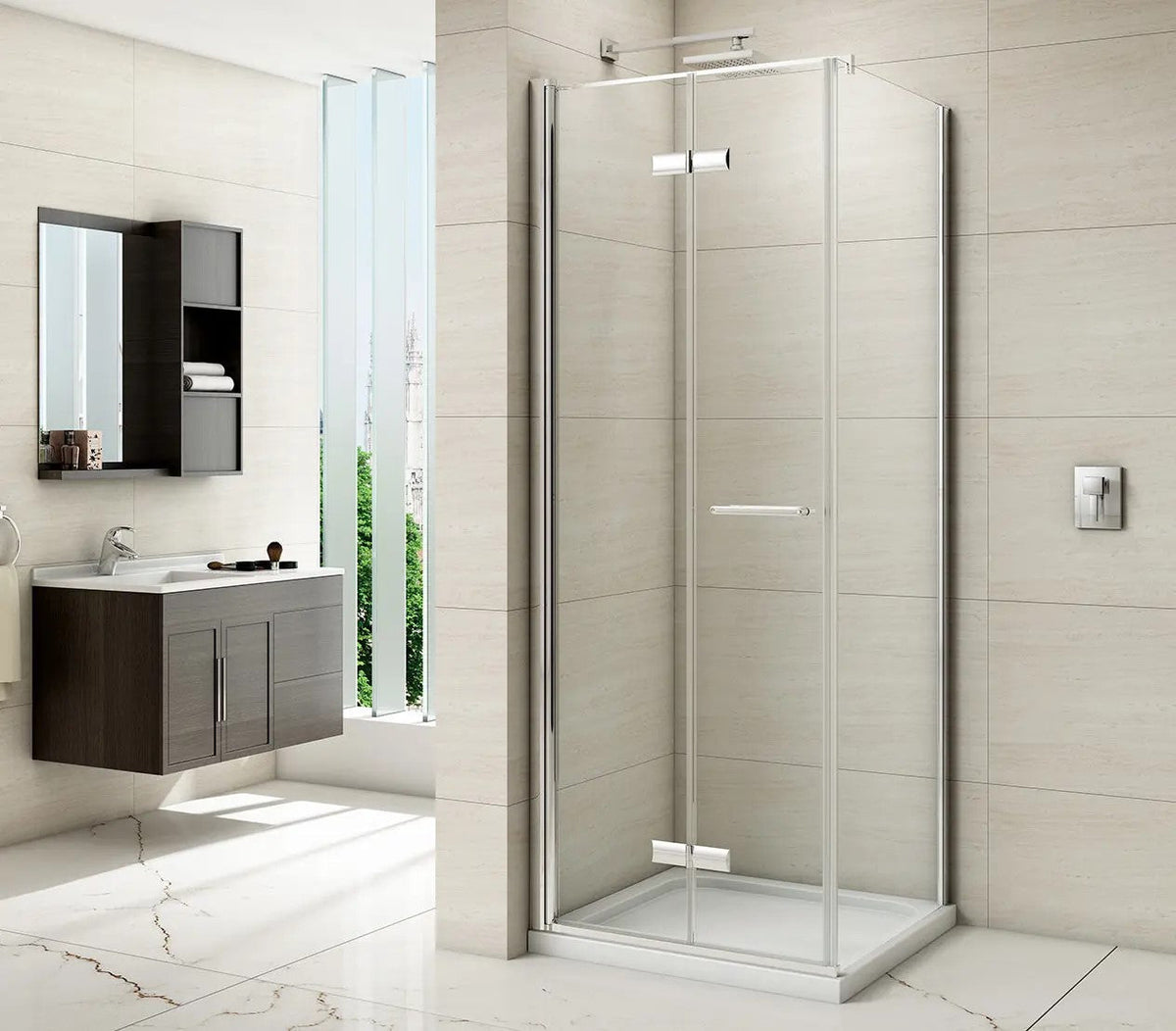 Merlyn 8 Series Frameless Hinged Bifold Door