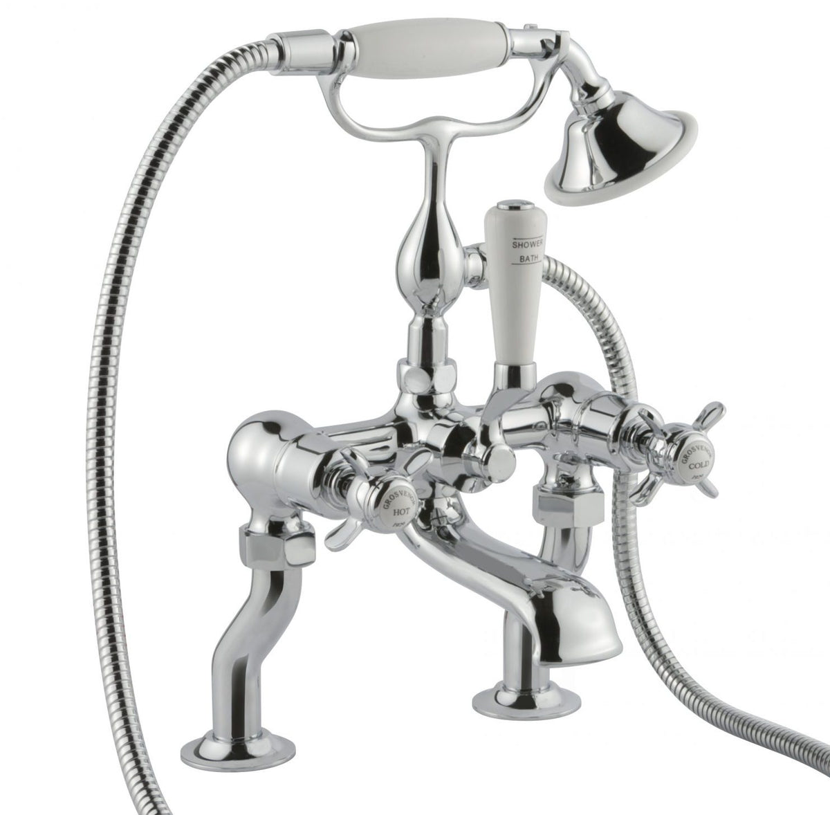 JTP Grosvenor Pinch Deck Mounted Bath Shower Mixer