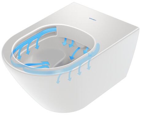 Duravit D-Neo Wall Mounted Toilet - Invisible Fixings