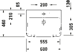 Duravit No.1  Washbasin 600