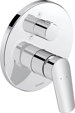 Duravit No.1  Single Lever Bathtub Mixer Concealed Installation (Bluebox)