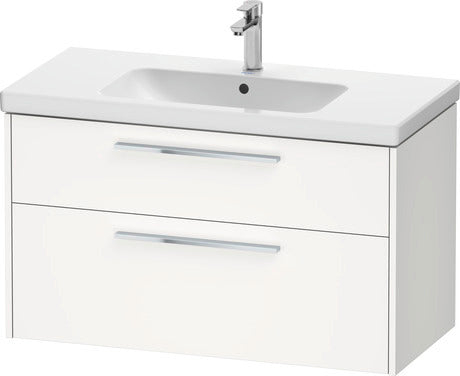 Duravit D-Code wall mounted vanity unit 1000, 2 drawer