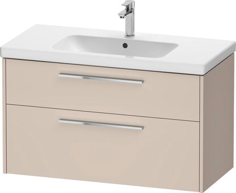 Duravit D-Code wall mounted vanity unit 1000, 2 drawer