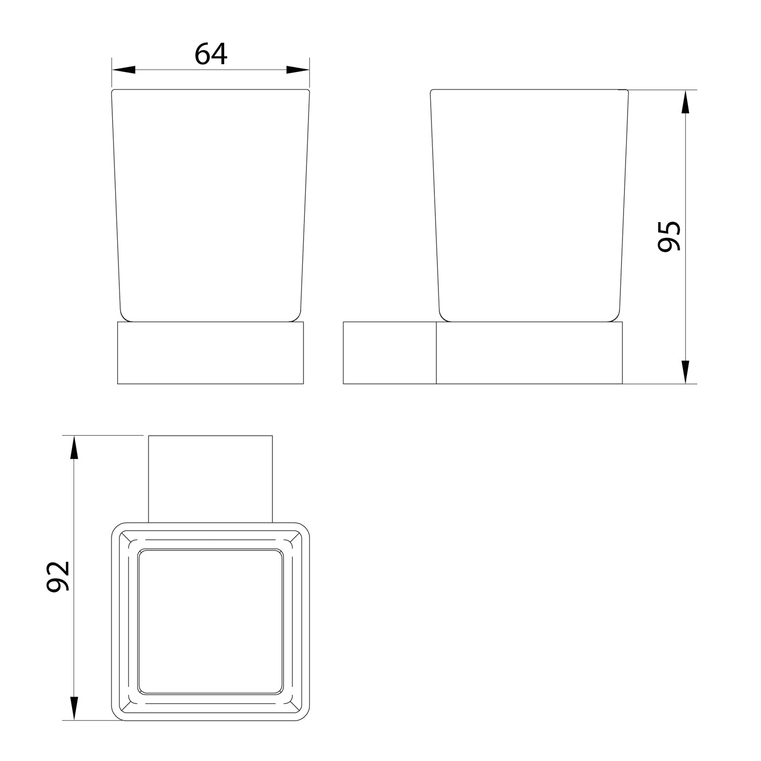 Scudo Alpha Tumbler Holder