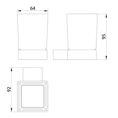 Scudo Alpha Tumbler Holder