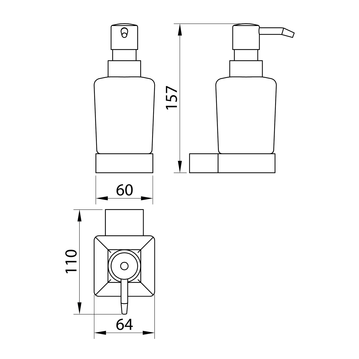 Scudo Alpha Soap Dispenser