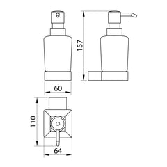 Scudo Mono Soap Dispenser