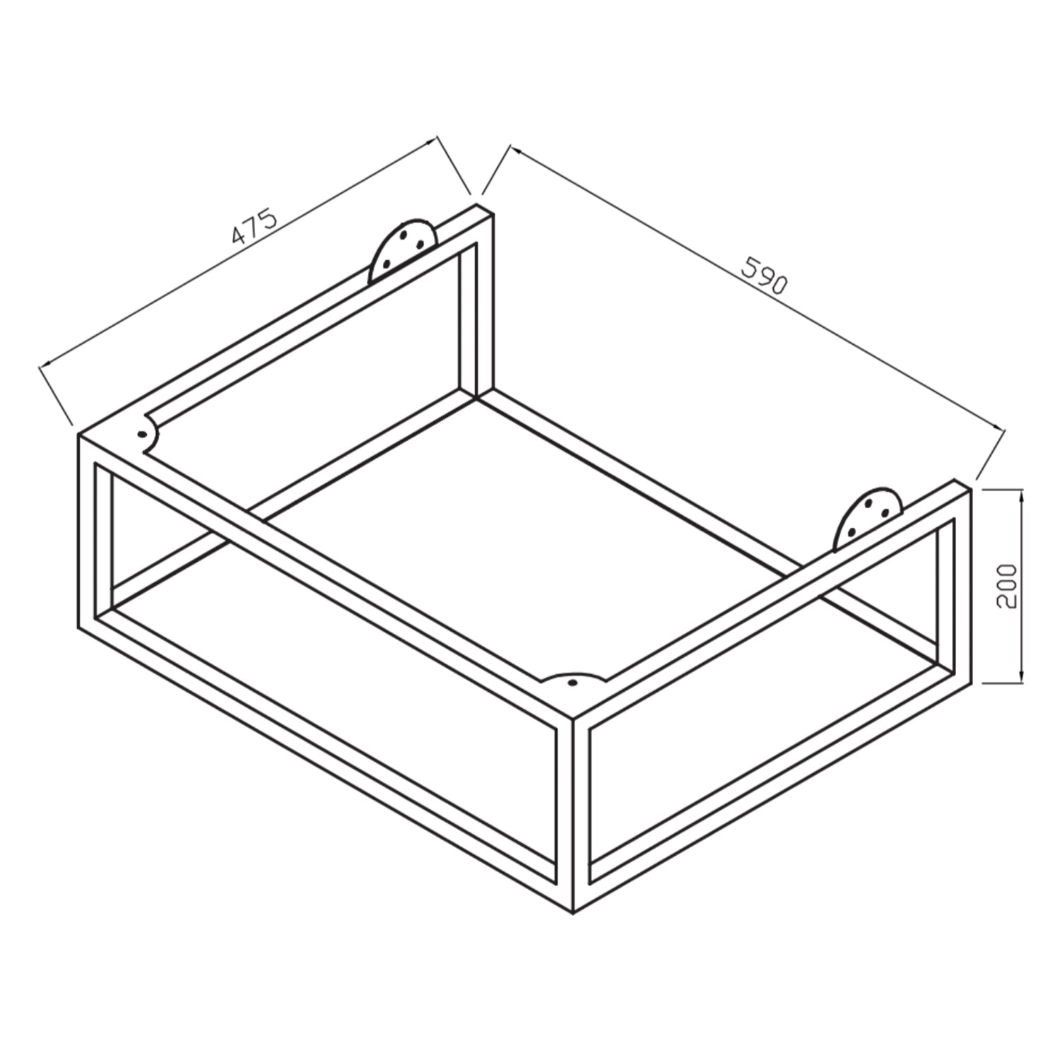 Scudo Ambience Frame and Shelf