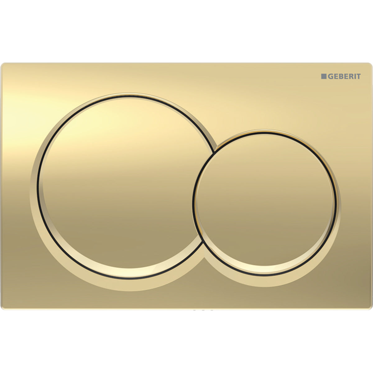 brass finish flush plate round buttons