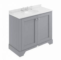 bayswater 2 door cabinet 1000 grey white marble