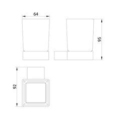 Scudo Monza Tumbler Holder