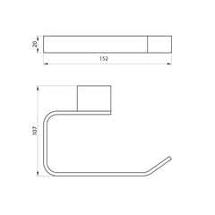 Scudo Roma Paper Holder