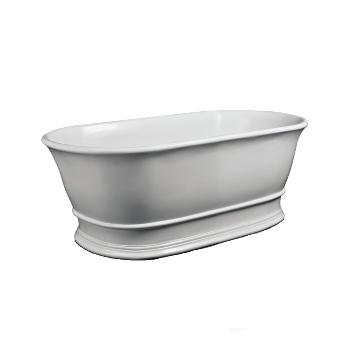 Bampton white freestanding bath